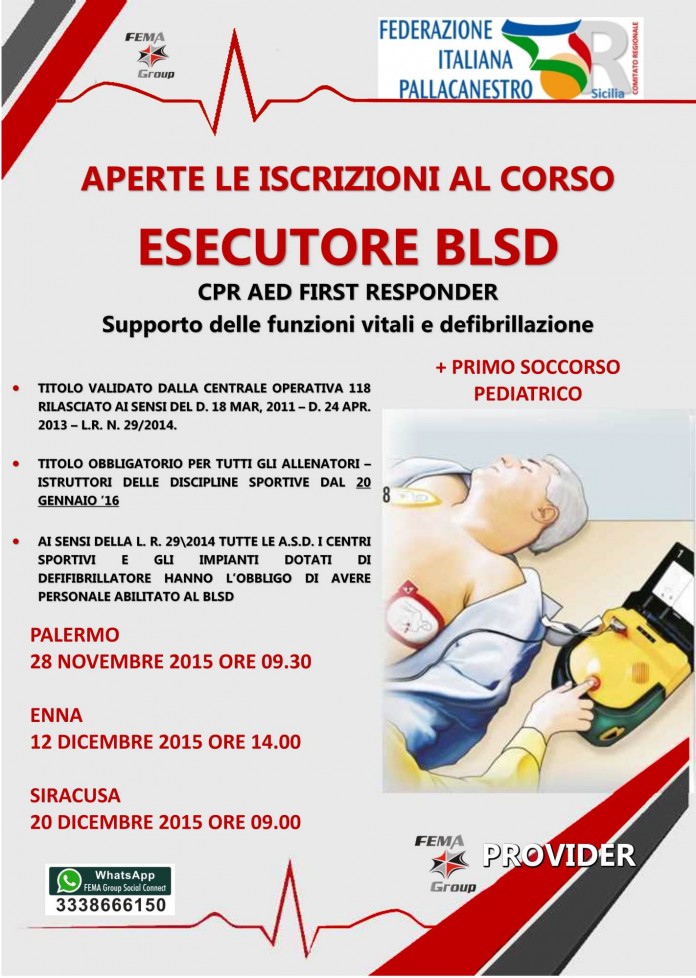 Corsi defibrillatore Fip