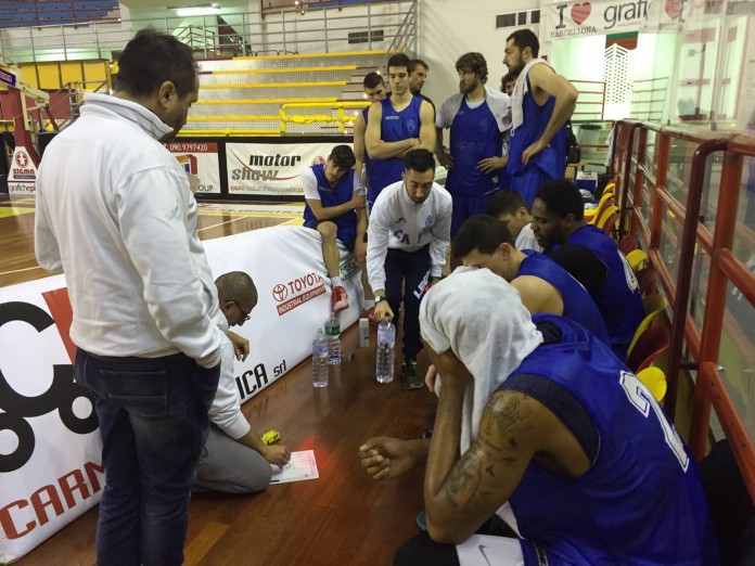 Timeout Griccioli amichevole Barcellona - Capo D'Orlando