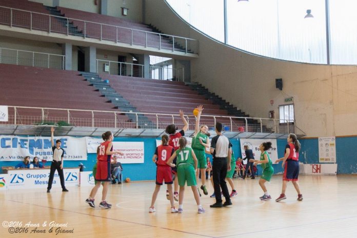 Palla a due Virtus Augusta - Rescifina Messina Under 13