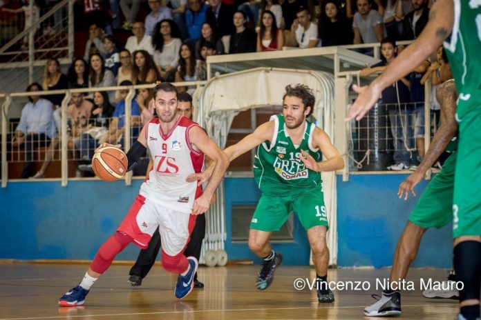 Carnazza in azione nel match con il Green