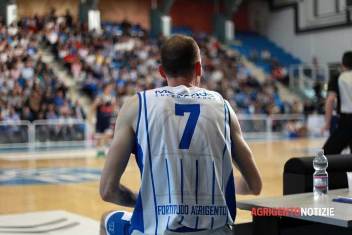 Marco Evangelisti della Fortitudo Agrigento