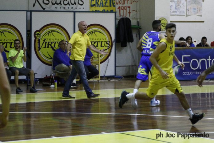 Coach Giacomo Genovese della Virtus Trapani