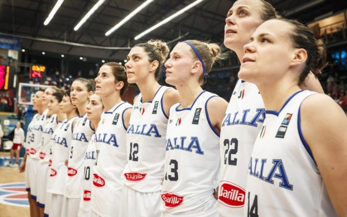 Alessandra Formica con la Nazionale Azzurra