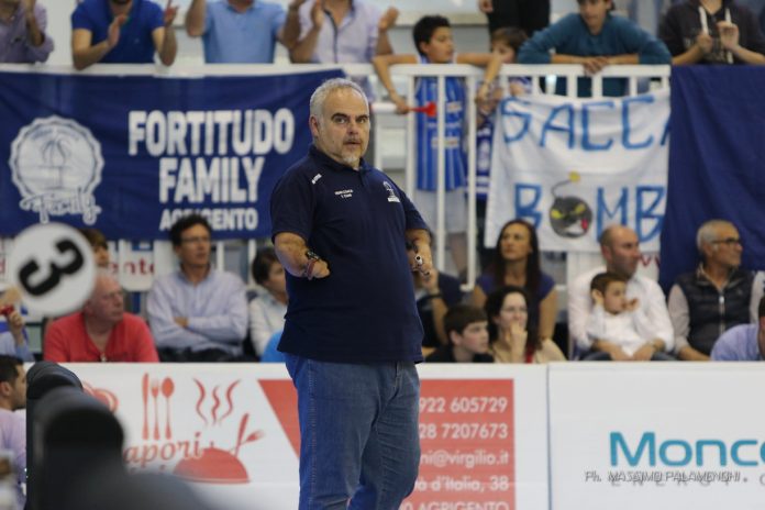 Franco Ciani nel derby casalingo contro Trapani