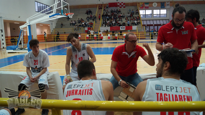 Coach Flavio Priulla e le Eagles Palermo al time out