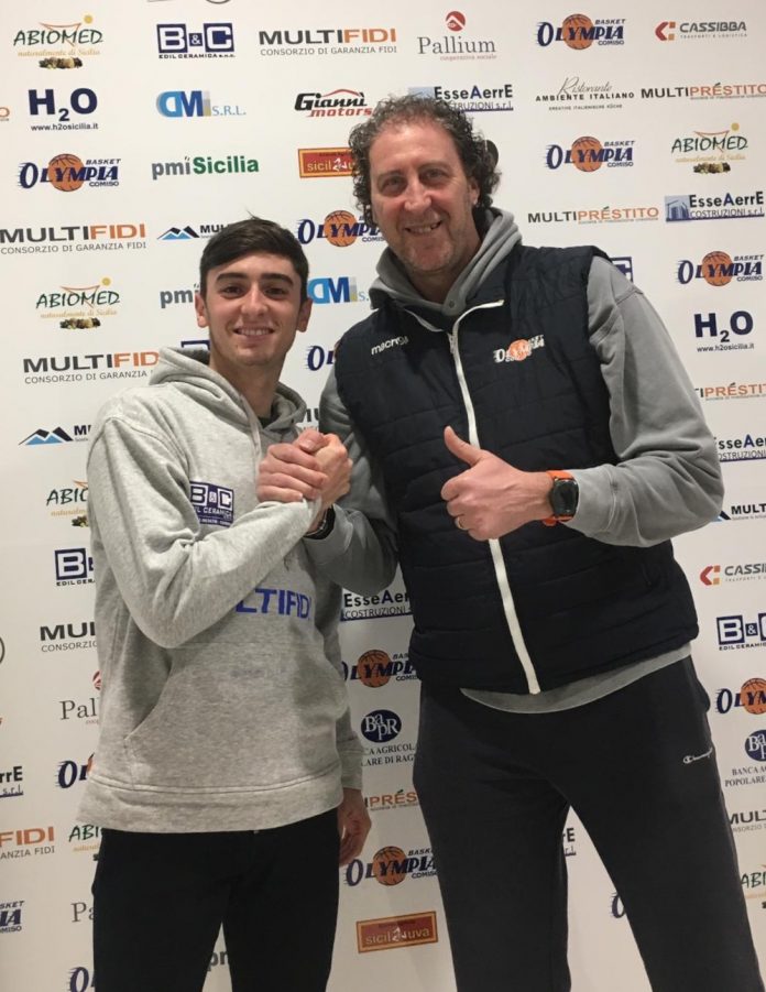 Giovanni Occhipinti con il coach Davide Ceccato